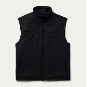 SCHAEFER OUTFITTERS WOOL ARENA VEST Black Size Medium
